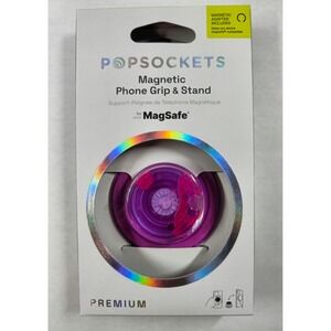 PopSockets Purple Pink Lava Liquid Magnetic Phone Grip NWT